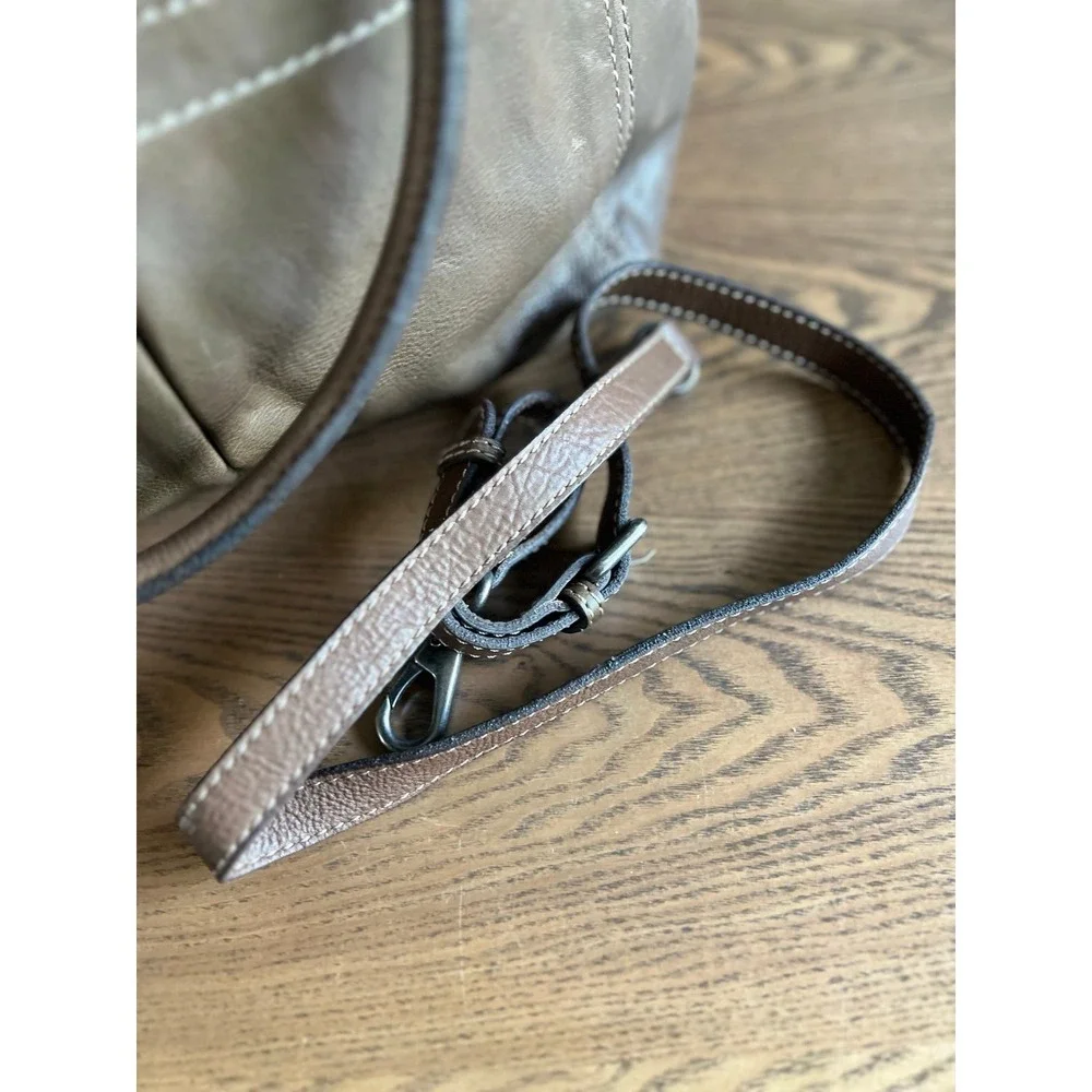 Frye & Co Sellina Artisan Satchel Stone Leather NWT